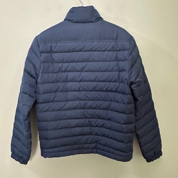 J Crew Men's Navy Blue Quilted Down Puffer Jacket Lightweight Coat S Small - Picture 3 of 9